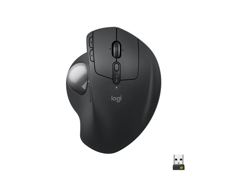 Logitech MX Ergo S - Ergonomische Maus (Schwarz)