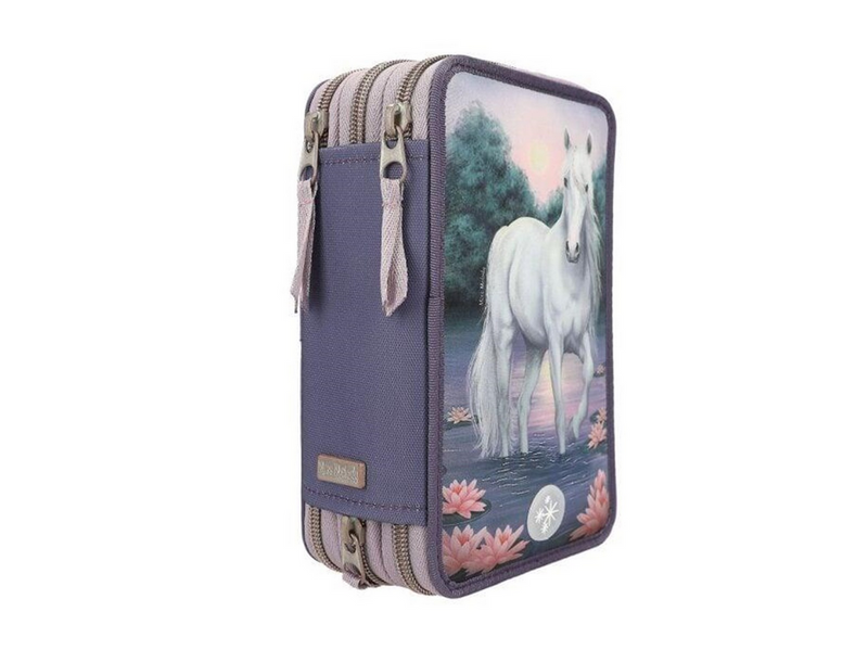 Depesche Miss Melody Triple Pencil Case Searoses LED