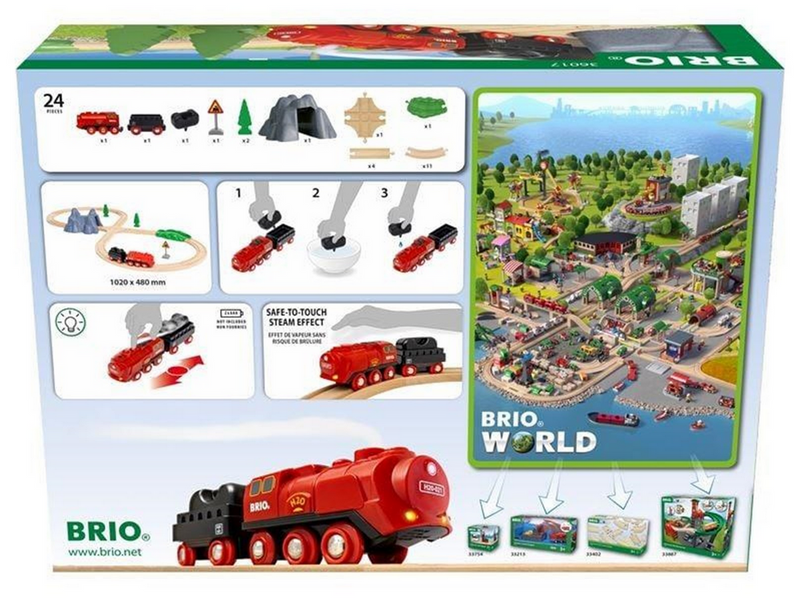 Brio Steaming Train Set