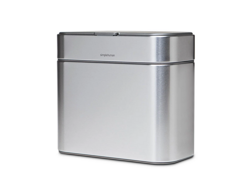 Simplehuman 4L Kompostbehälter, gebürsteter Edelstahl