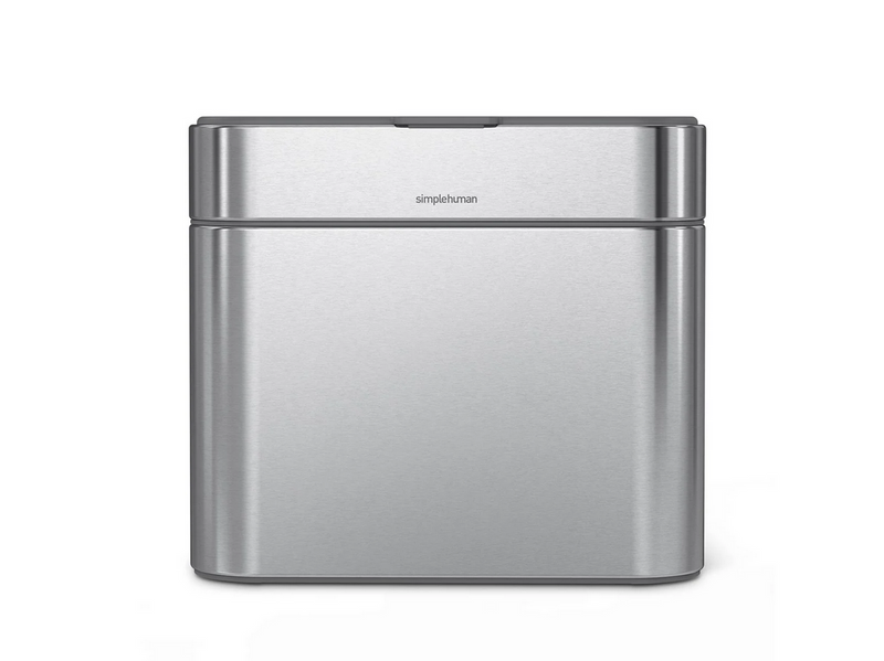 Simplehuman 4L Kompostbehälter, gebürsteter Edelstahl