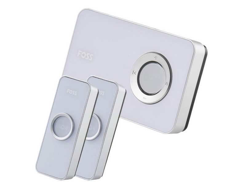 Foss Europe TREND Doorbell DESIGN - Optional ringing sound White