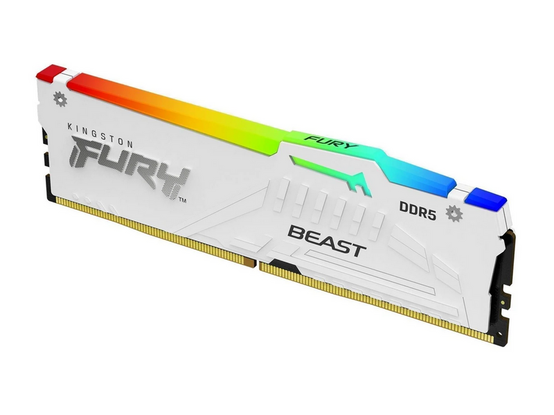 Kingston FURY Beast RGB DDR5-6000 - 16GB - CL36 - Single Channel (1 pcs) - AMD