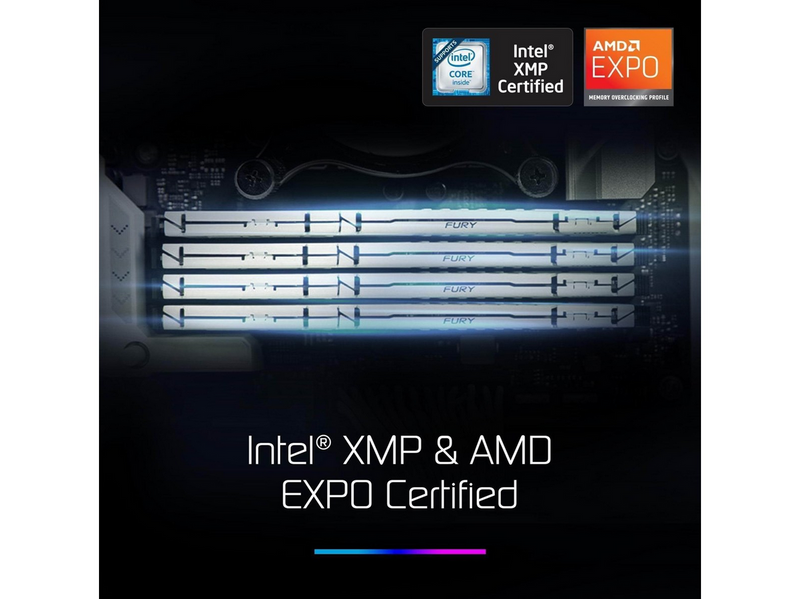 Kingston FURY Beast DDR5-6000 - 16GB - CL36 - Single Channel (1 pcs) - AMD EXPO