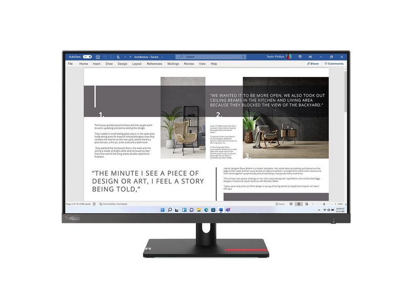 27" Lenovo ThinkVision S27i-30 - 1920x1080 (FHD) - 100Hz - IPS