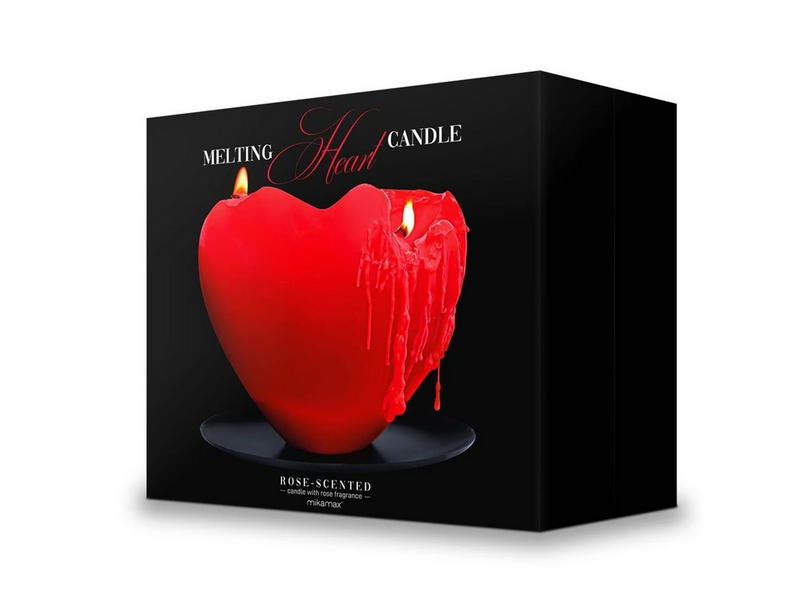 Mikamax Melting Heart Candle