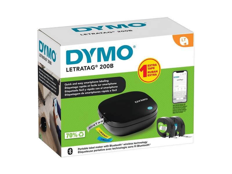 DYMO LetraTag 200B-Beschriftungsgerät valuepack