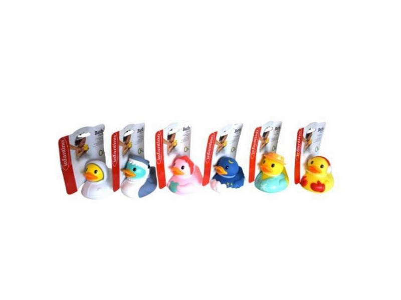 B-Kids Infantino Bath ducks 1 pcs - assorteret