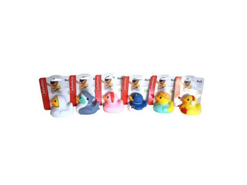 B-Kids Infantino Bath ducks 1 pcs - assorteret