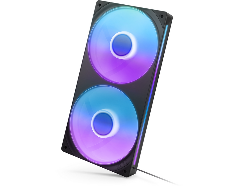 NZXT F240 RGB CORE UNIBODY - 240mm - Gehäuselüfter - 120mm - Schwarz - 30 dBA