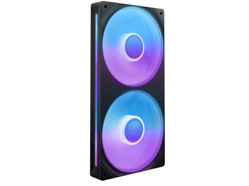 NZXT F240 RGB CORE UNIBODY - 240mm - Gehäuselüfter - 120mm - Schwarz - 30 dBA