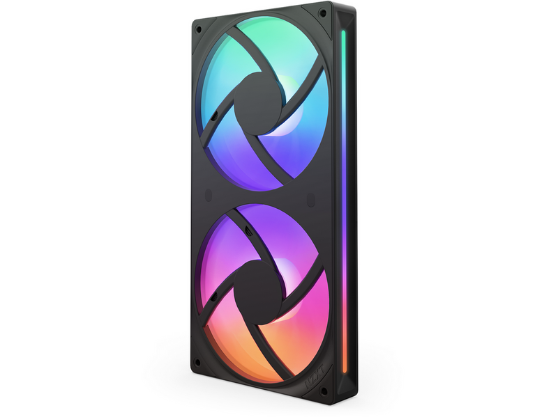 NZXT F240 RGB CORE UNIBODY - 240mm - Gehäuselüfter - 120mm - Schwarz - 30 dBA
