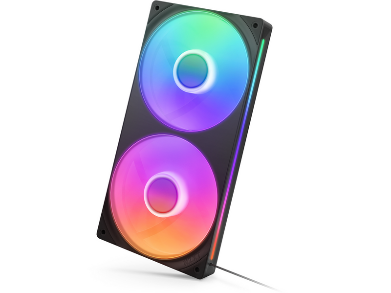 NZXT F240 RGB CORE UNIBODY - 240mm - Gehäuselüfter - 120mm - Schwarz - 30 dBA