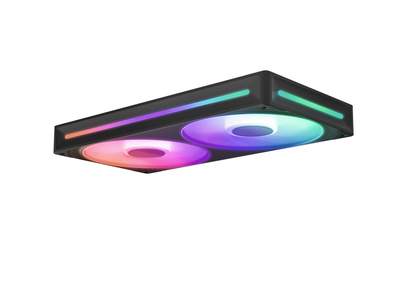 NZXT F240 RGB CORE UNIBODY - 240mm - Gehäuselüfter - 120mm - Schwarz - 30 dBA