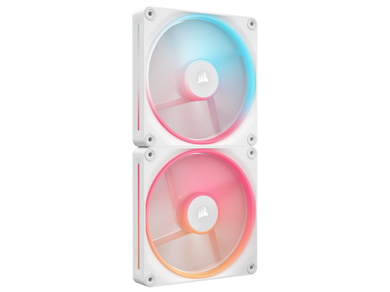 Corsair iCUE LINK LX140-R 2-pack - Gehäuselüfter - 140mm - Weiß mit