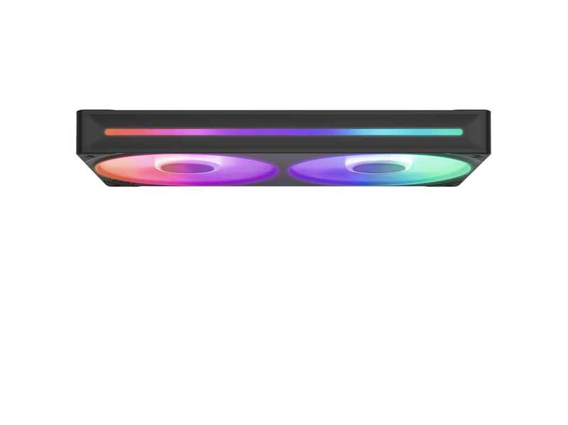 NZXT F240 RGB CORE UNIBODY - 240mm - Gehäuselüfter - 120mm - Schwarz - 30 dBA