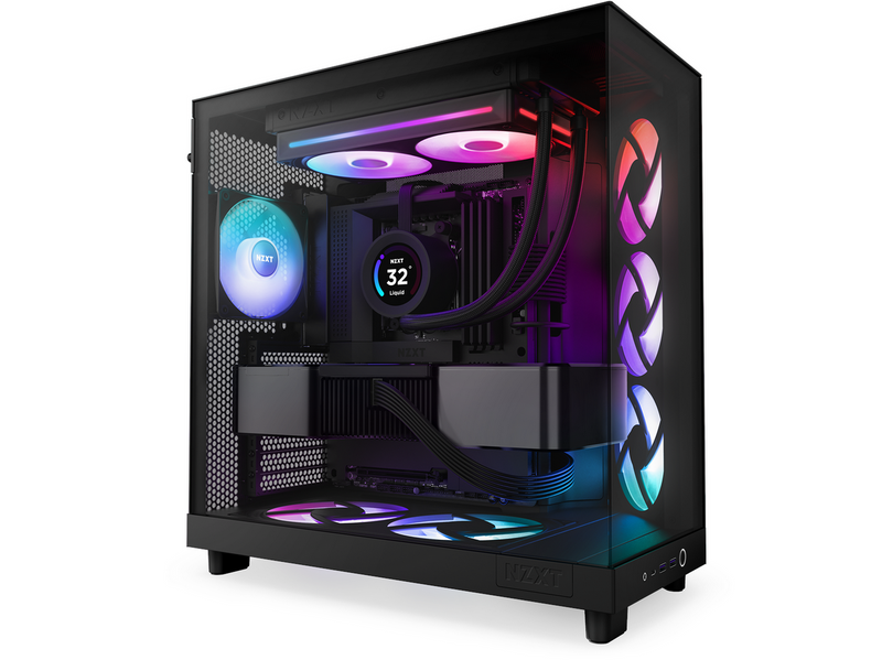 NZXT F240 RGB CORE UNIBODY - 240mm - Gehäuselüfter - 120mm - Schwarz - 30 dBA