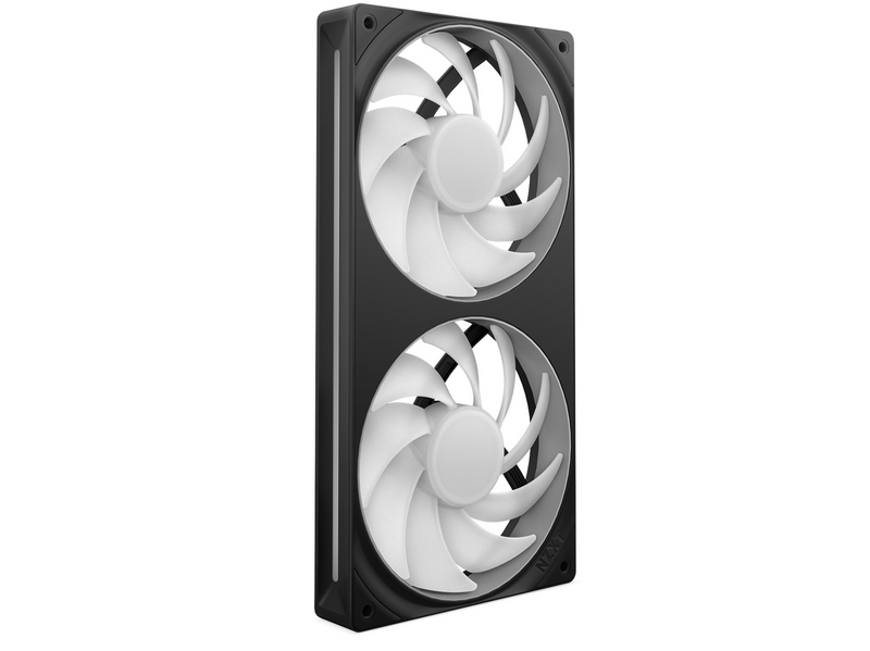 NZXT F240 RGB CORE UNIBODY - 240mm - Gehäuselüfter - 120mm - Schwarz - 30 dBA