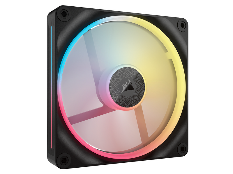 Corsair iCUE LINK LX140-R 2-pack - Gehäuselüfter - 140mm - Schwarz mit RGB LED