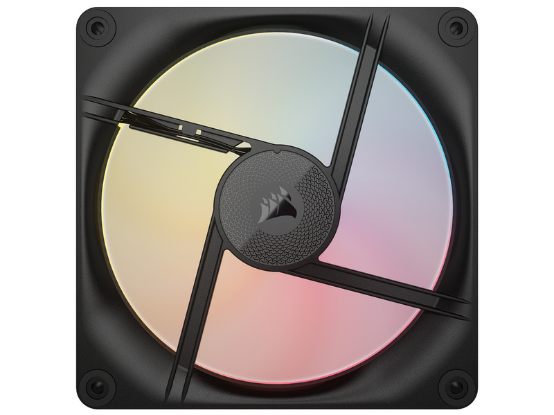 Corsair iCUE LINK LX140-R 2-pack - Gehäuselüfter - 140mm - Schwarz mit RGB LED