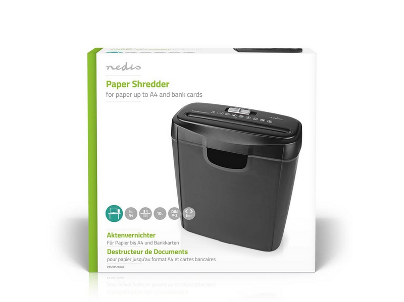 Nedis PASH112BKA4 paper shredder