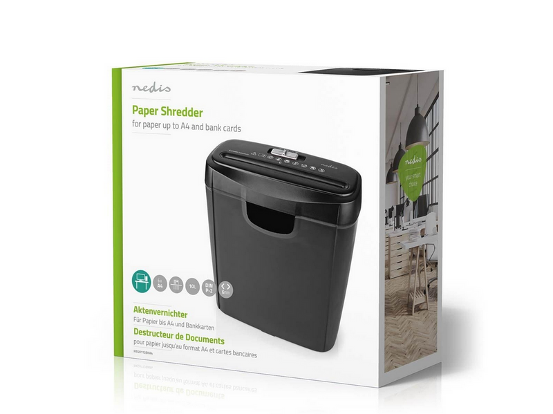 Nedis PASH112BKA4 paper shredder