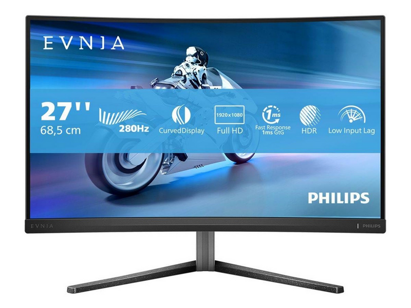 27" Philips Evnia 5000 27M2C5200W - 1920x1080 (FHD) - 280Hz - VA