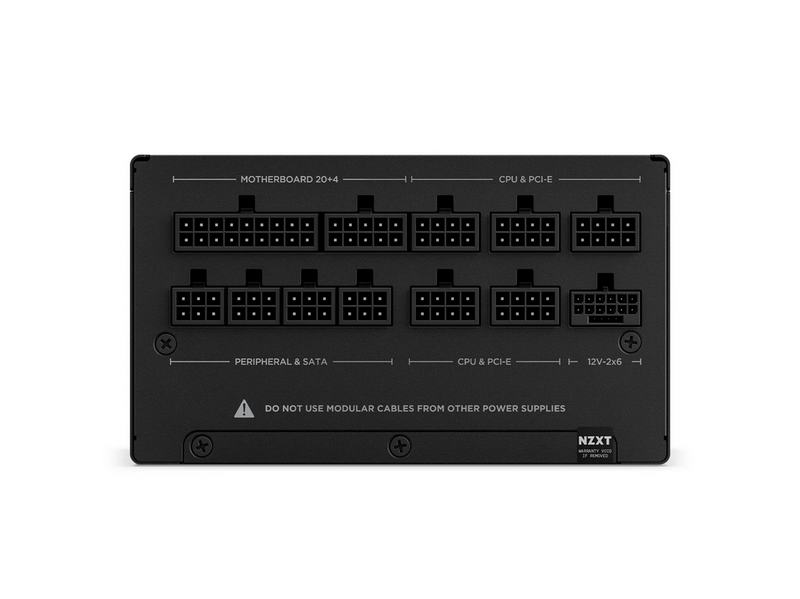 NZXT C-Series C850 (2024) Black Netzteile - 850 Watt - 135 mm - ATX 3.1 - 80