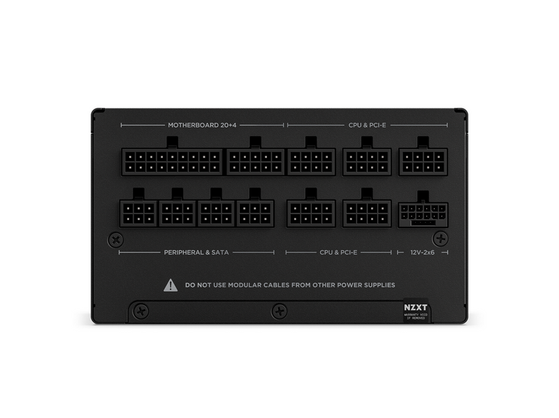 NZXT C-Series C1200 (2024) Black Netzteile - 1200 Watt - 135 mm - ATX 3.1 - 80