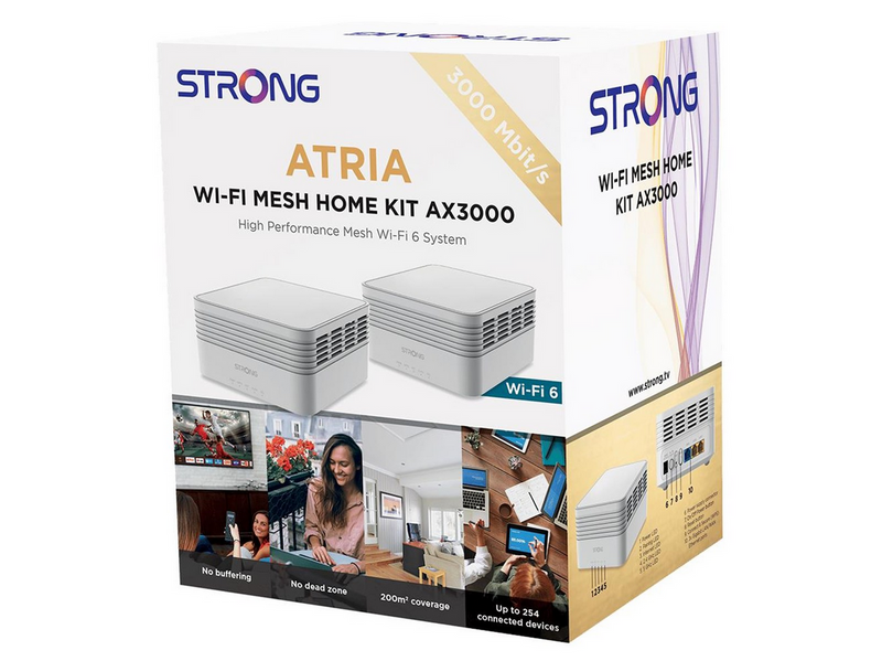 Strong ATRIA Mesh Kit AX3000 (2-Pack) - Mesh router Wi-Fi 6