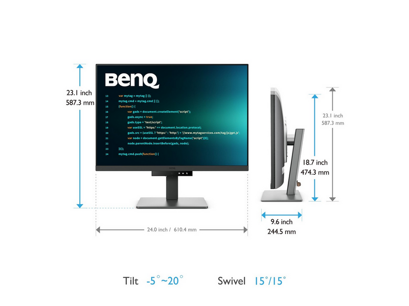 28" BenQ RD280U - 3840x2560 - 60Hz - IPS