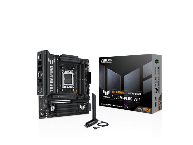 ASUS TUF GAMING B850M-PLUS WIFI Mainboard - AMD B850 - AMD AM5 - DDR5 RAM -