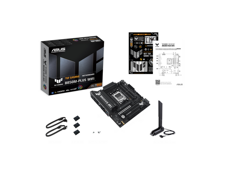 ASUS TUF GAMING B850M-PLUS WIFI Mainboard - AMD B850 - AMD AM5 - DDR5 RAM -