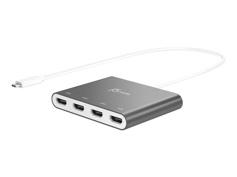 j5create USB-C to 4-Port HDMI Multi Monitor Adapter