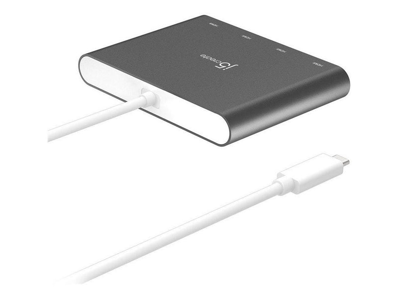 j5create USB-C to 4-Port HDMI Multi Monitor Adapter