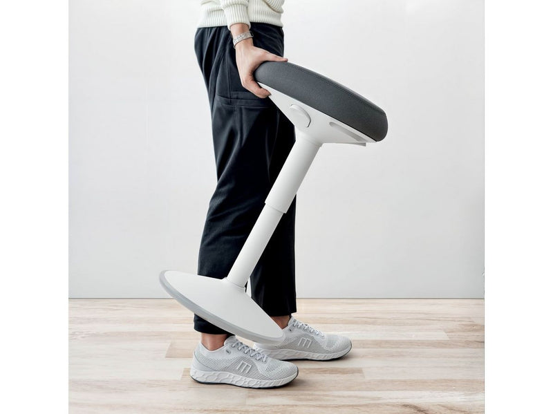 Leitz Ergo Active Sitzhocker mit Komfortsitz, Grau