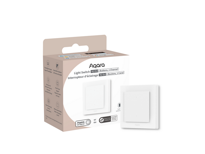 Aqara Light Switch H2 EU (2 Buttons 1 Channel)