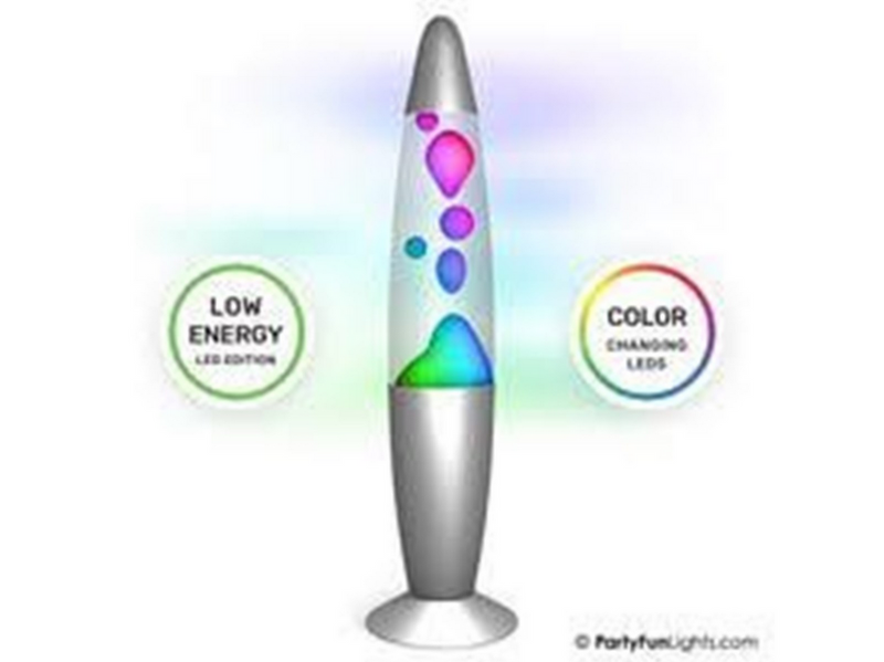 Party Funlight Lava lampe - Multifarvet H: 34cm