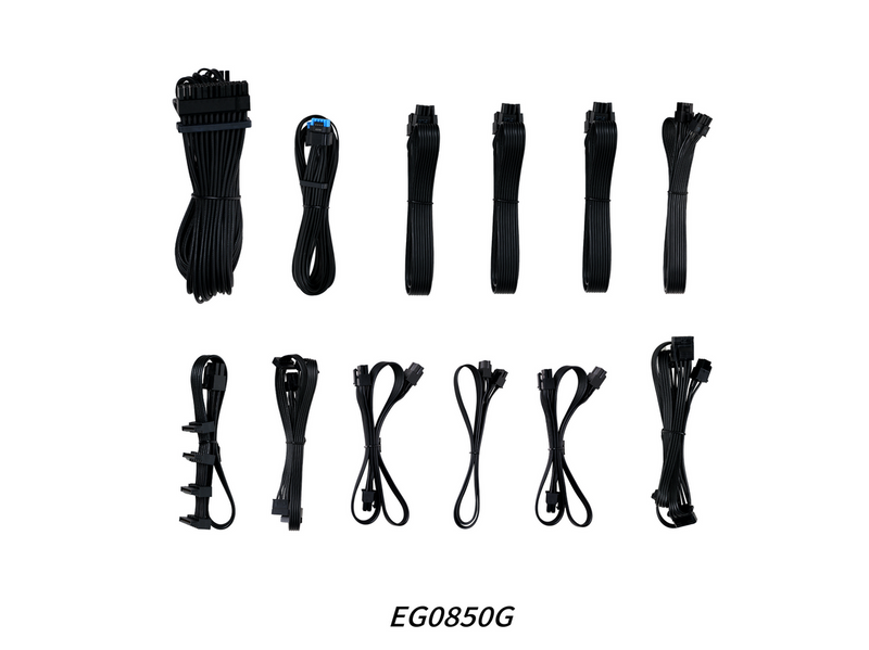 Lian Li Edge Gold 850W Black Netzteile - 850 Watt - 120 mm - ATX 3.1 - 80 Plus