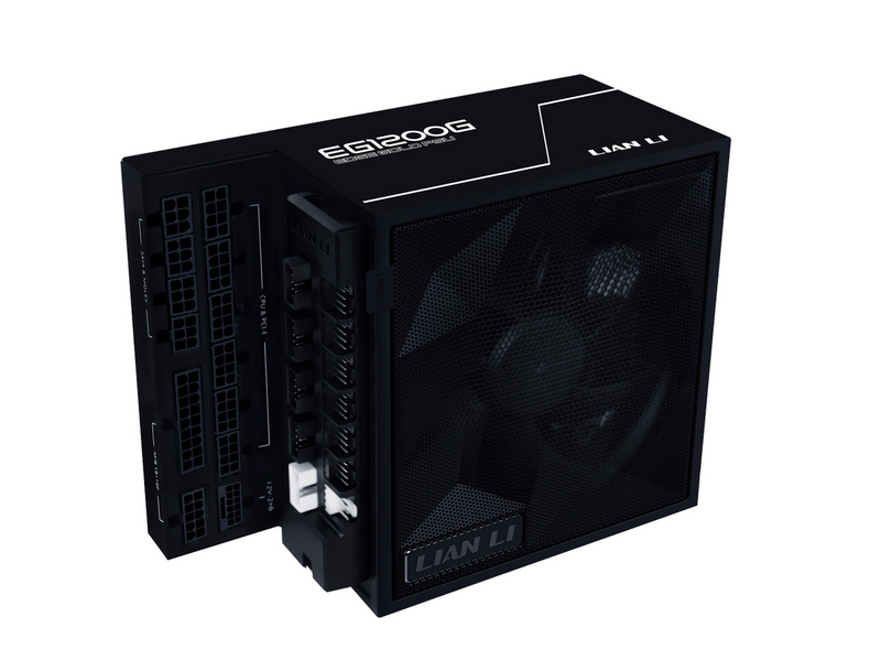 Lian Li Edge Gold 1200W Black Netzteile - 1200 Watt - 120 mm - ATX 3.1 - 80