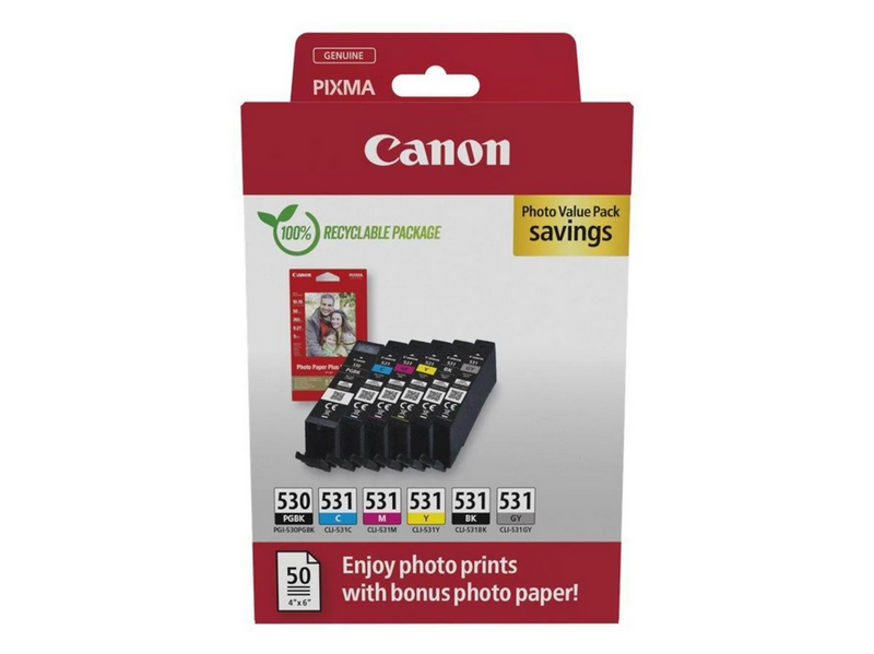 Canon PGI-530/CLI-531 / 6117C004 PGBK/C/