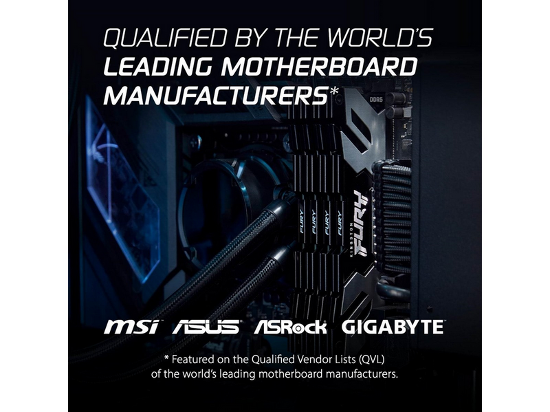 Kingston FURY Renegade DDR5-8400 - 48GB - CUDIMM für Intel - CL40 - Dual