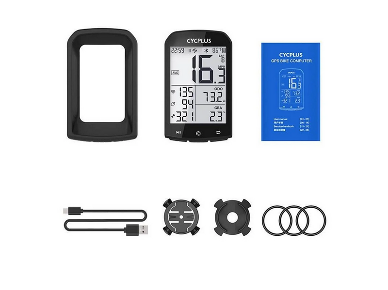 Cycplus GPS bike computer M1 - compatibile with Strava Trainingpeaks etc.