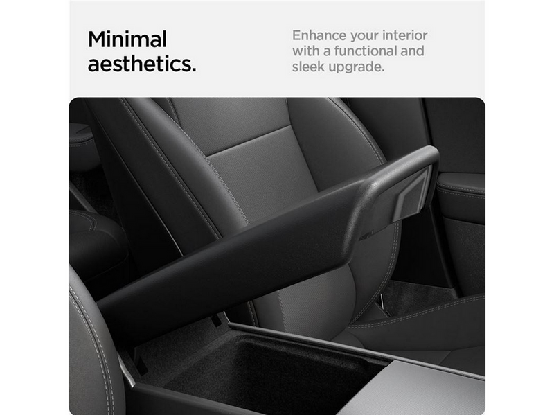 Spigen Tesla Armrest Cover - black - Tesla Model 3 2024