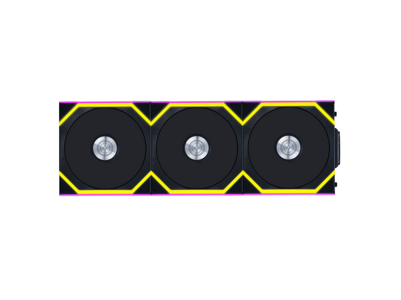 Lian Li UNI FAN SL Wireless Reverse 3-pack Black - Gehäuselüfter - 120mm -