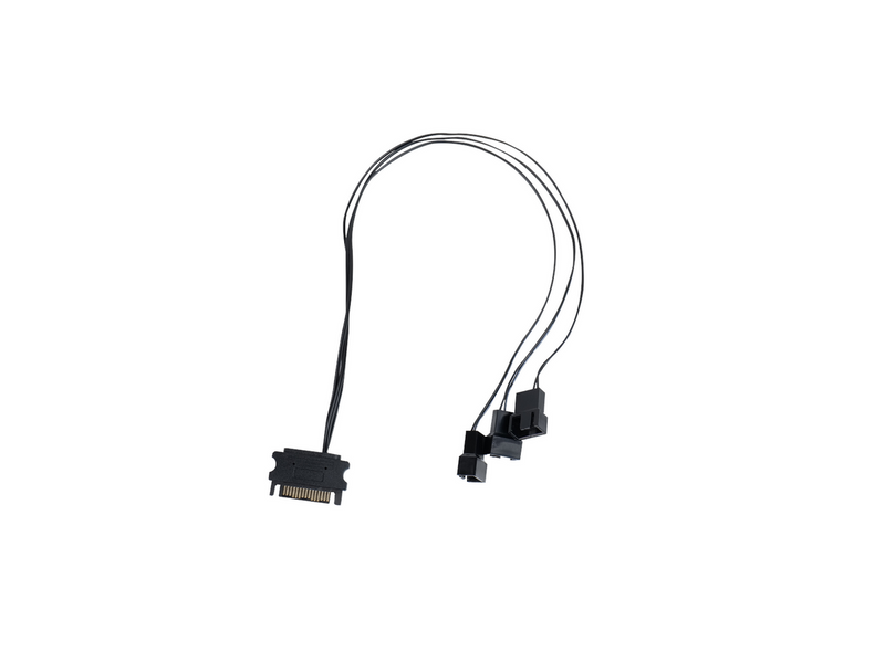 Lian Li UNI FAN SL Wireless Reverse 3-pack Black - Gehäuselüfter - 120mm -