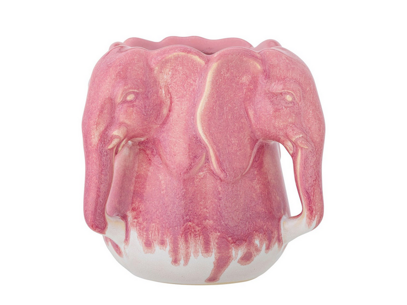 Bloomingville - Pontus Vase - Pink - Stoneware
