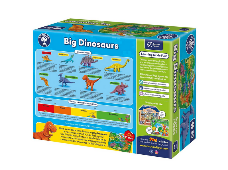 Orchard Big Dinosaur - Puzzle (50 pcs) Boden