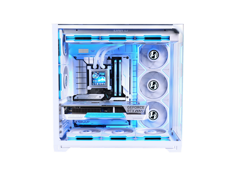 Lian Li O11 Vision Compact White - Gehäuse - Miditower - Weiß