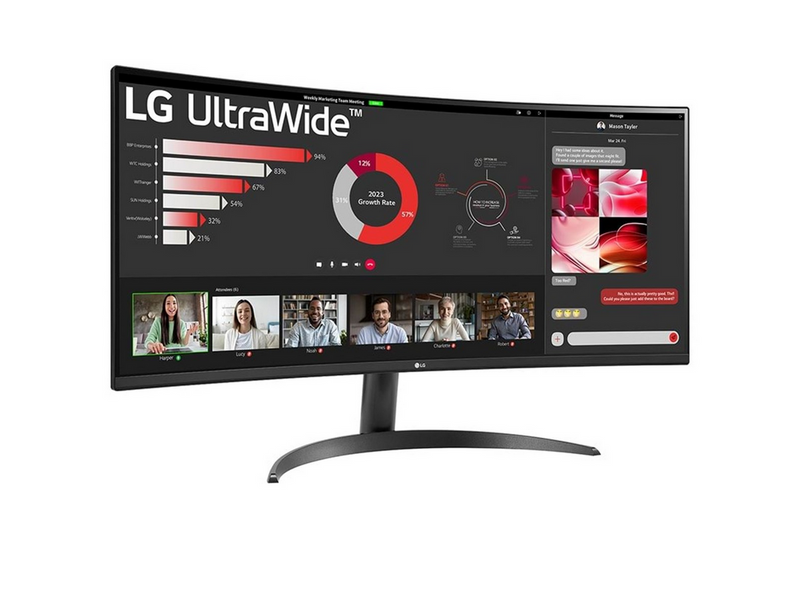 34" LG UltraWide 34WR50QK-B - 3440x1440 (UWQHD) - 100Hz - VA